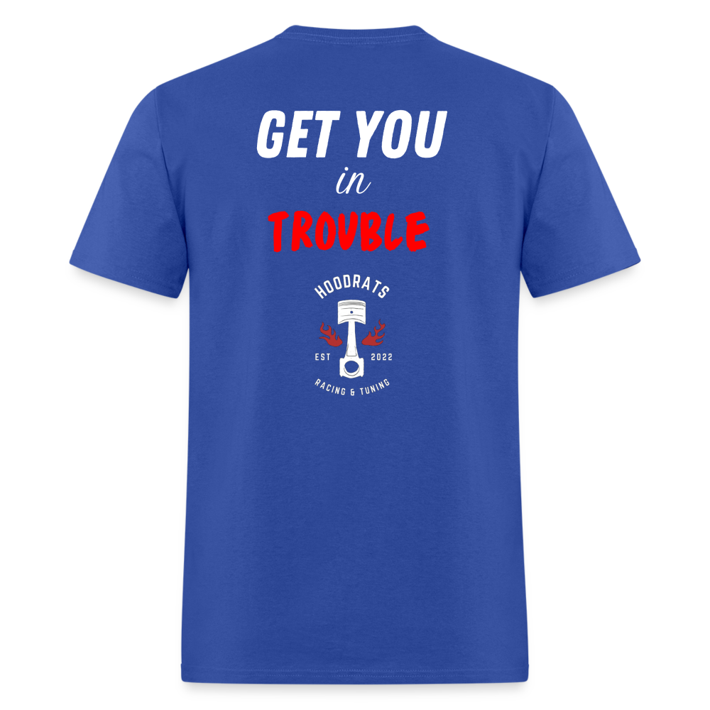 Trouble T-Shirt - royal blue