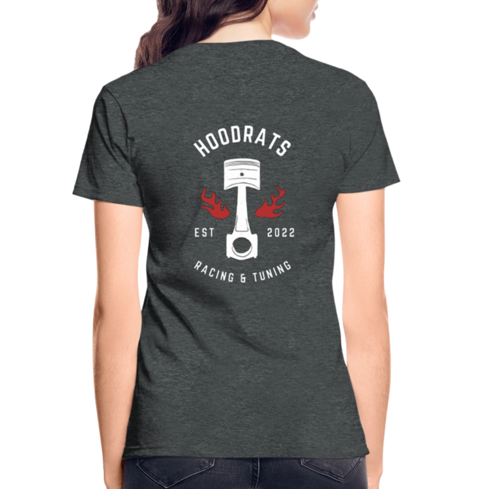 Ladies Repeat T-Shirt - deep heather