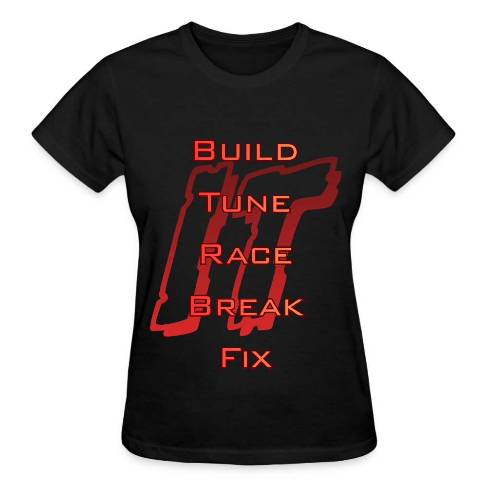 Ladies Repeat T-Shirt - black
