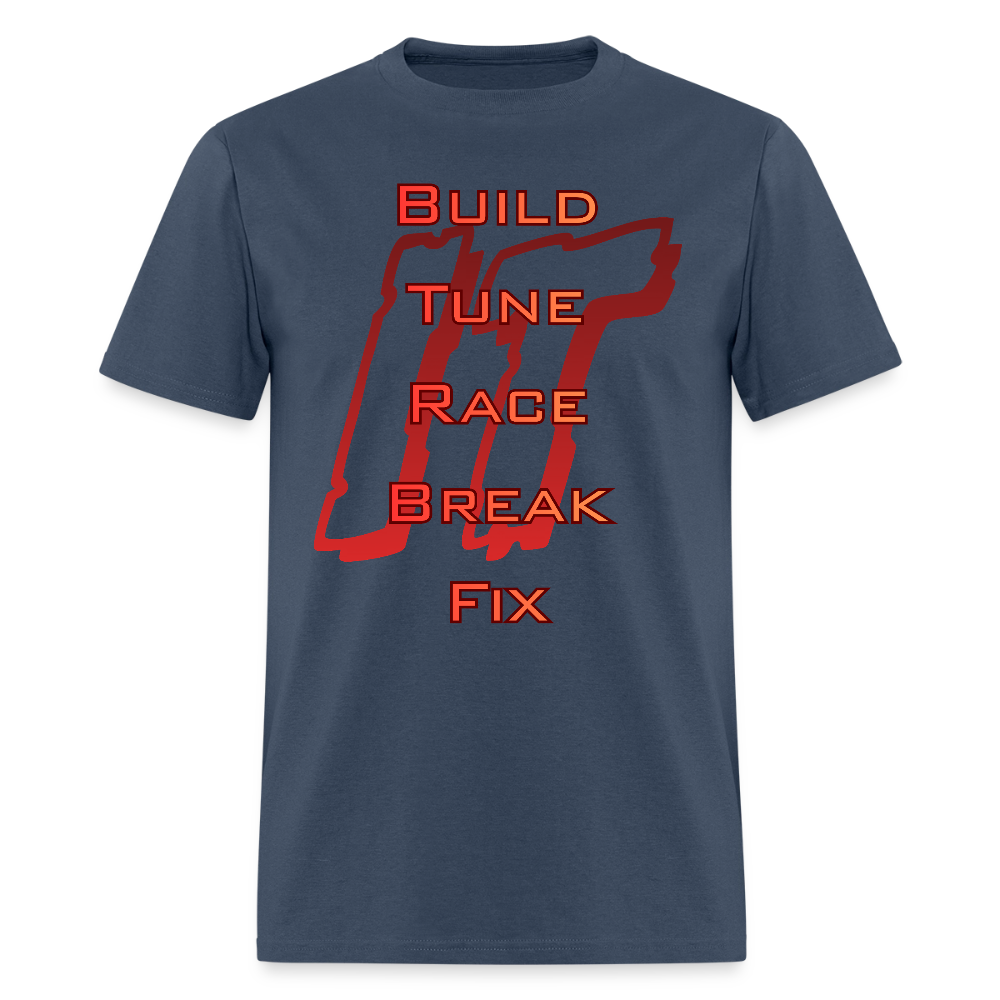 Repeat T Shirt -  blue dusk