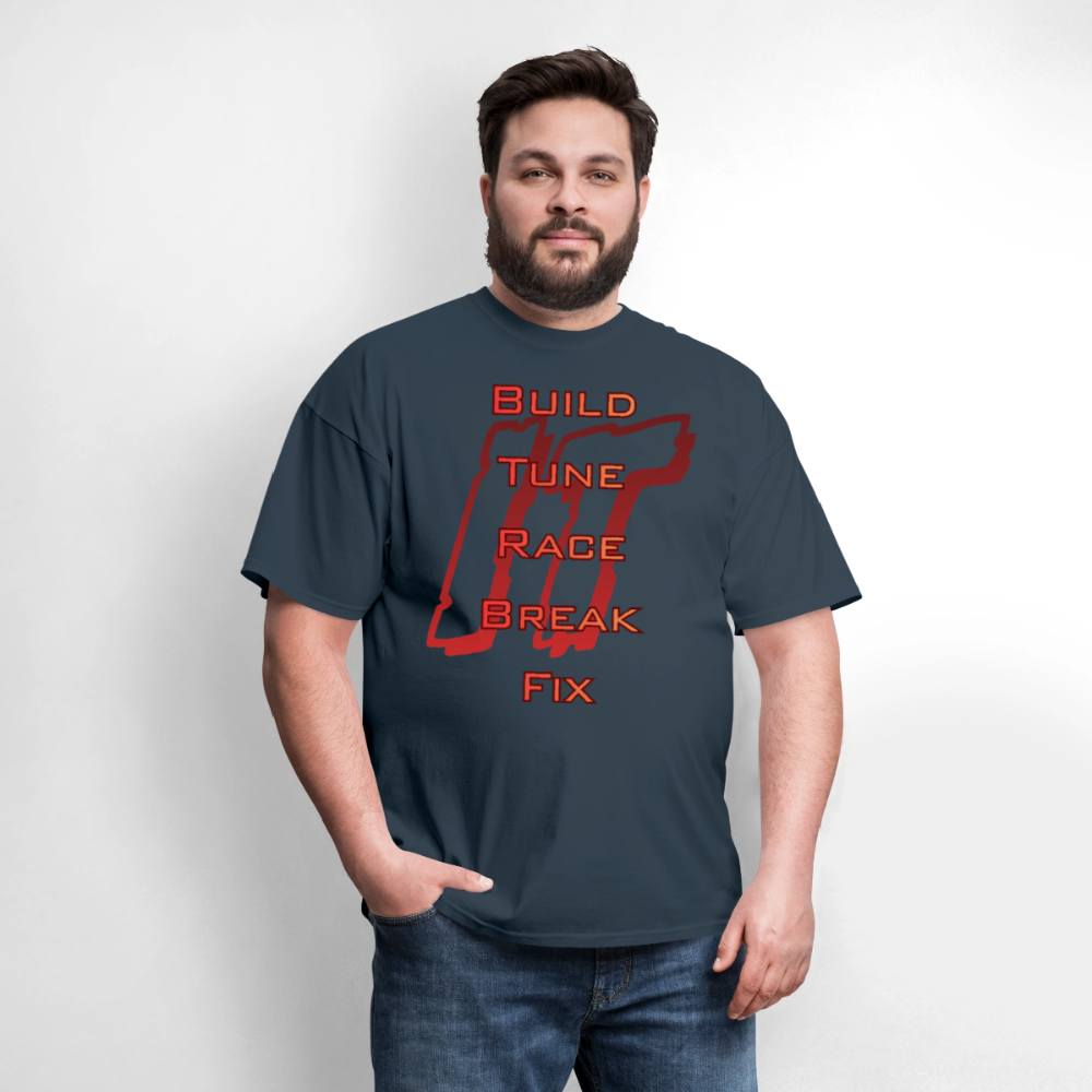 Repeat T Shirt -  blue dusk