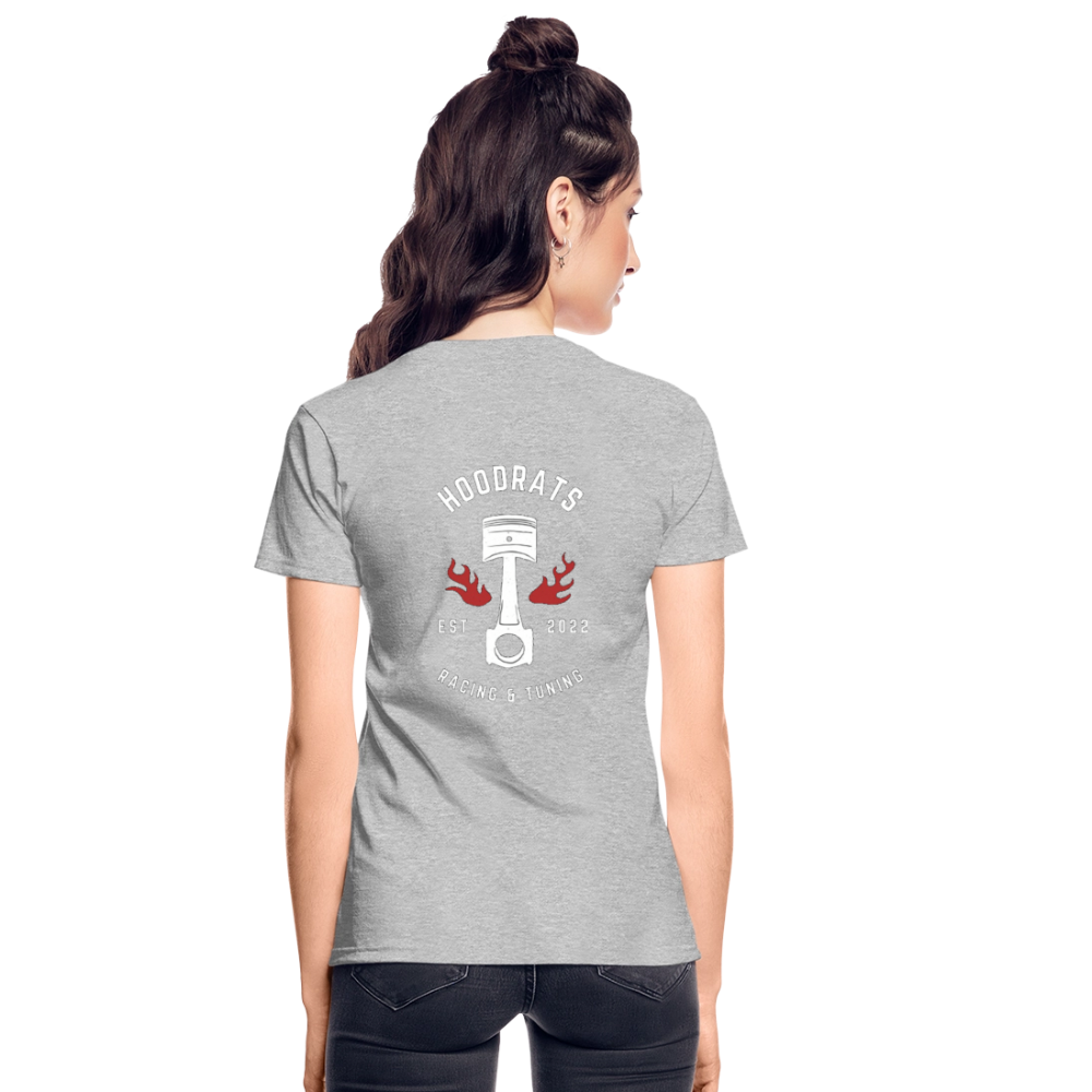 Ladies Repeat T-Shirt - heather gray