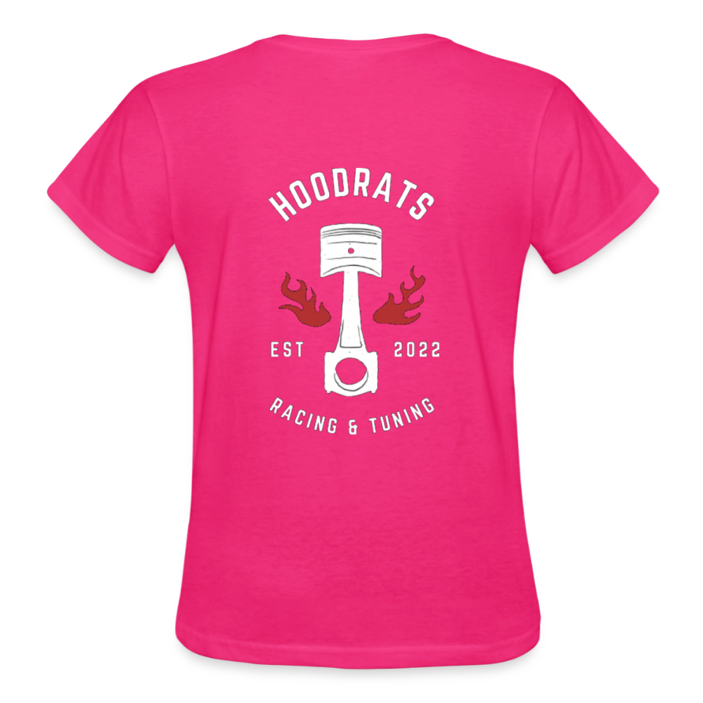 Ladies Repeat T-Shirt - fuchsia