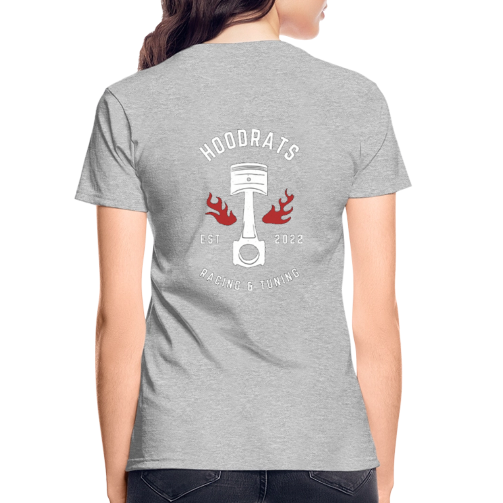 Ladies Repeat T-Shirt - heather gray