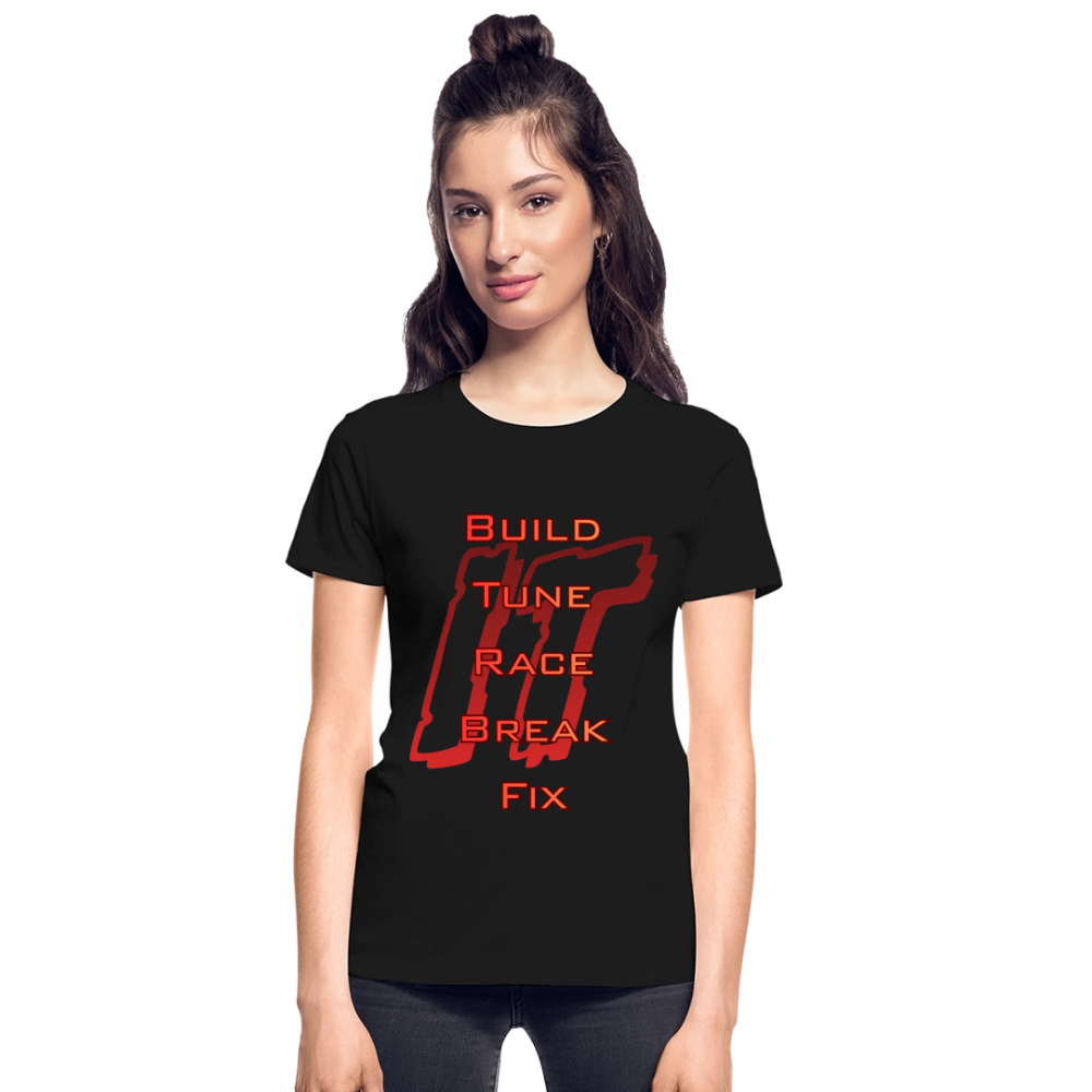 Ladies Repeat T-Shirt - black