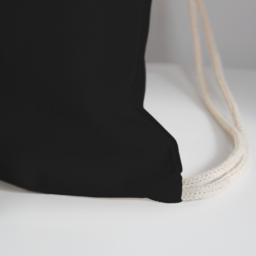 Classic Logo Drawstring Bag - black