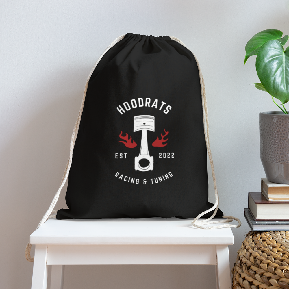 Classic Logo Drawstring Bag - black