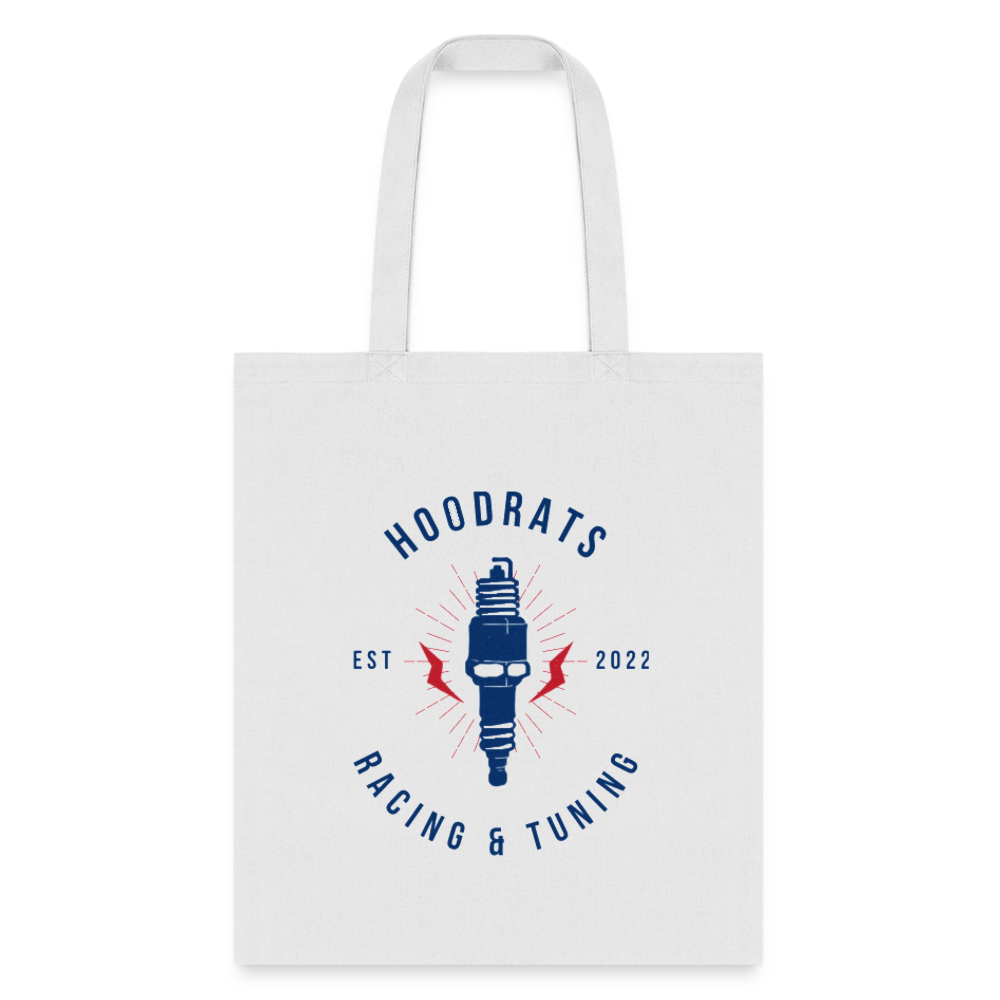 Spark Logo Tote Bag - white