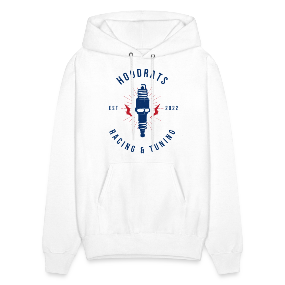 Spark Logo Hoodie - white