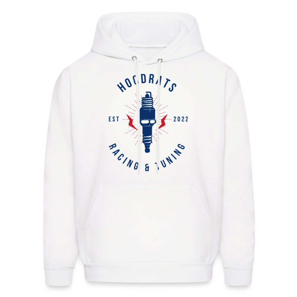 Spark Logo Hoodie - white