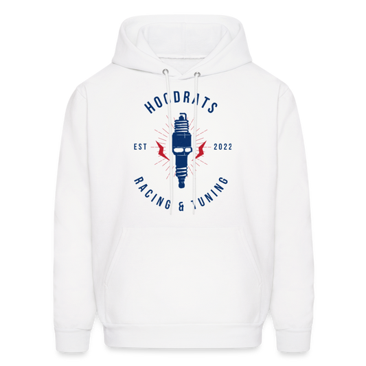 Spark Logo Hoodie - white