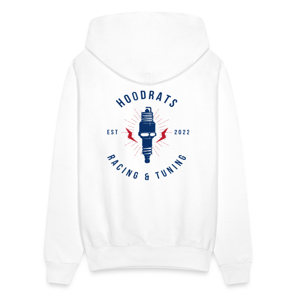 Spark Logo Hoodie - white