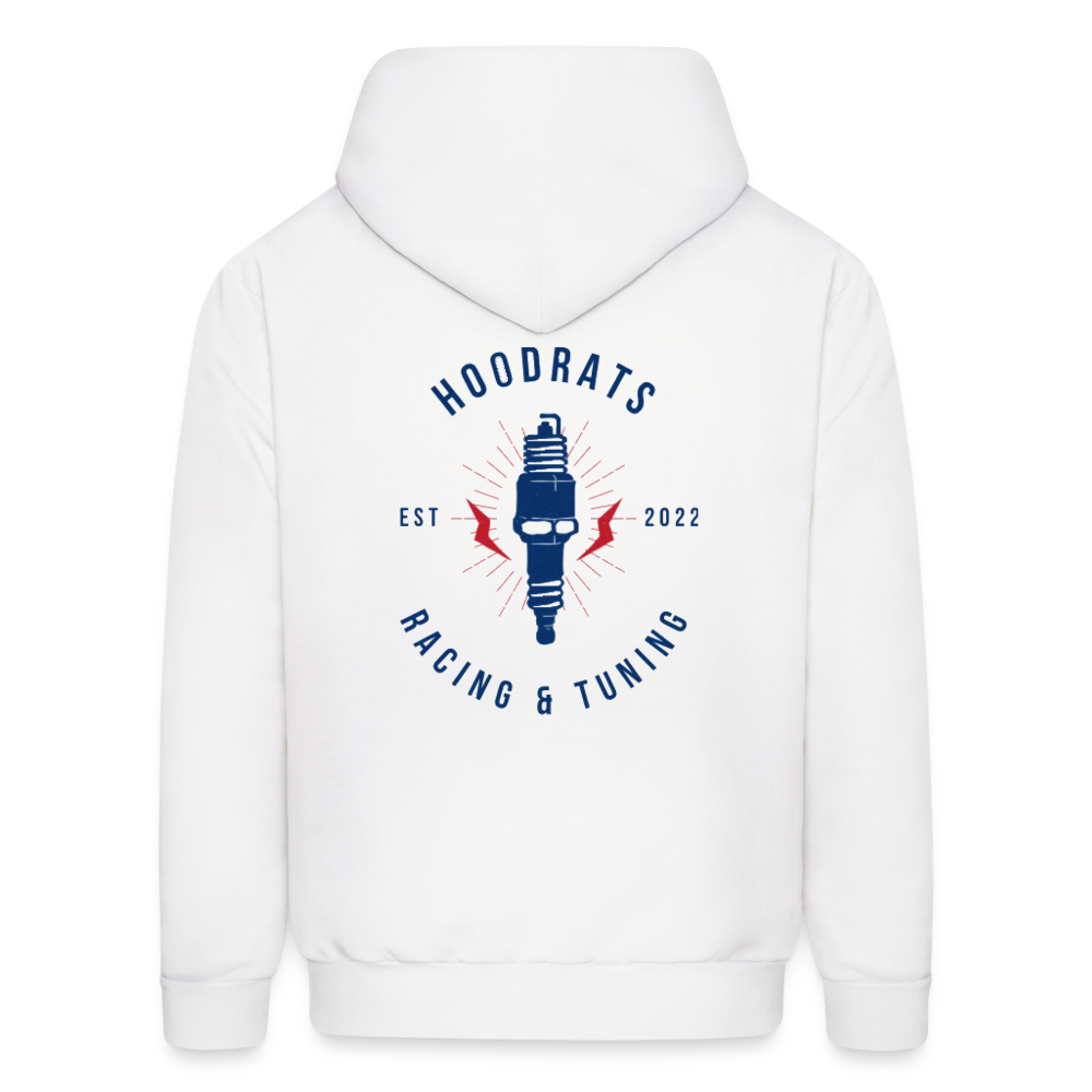 Spark Logo Hoodie - white