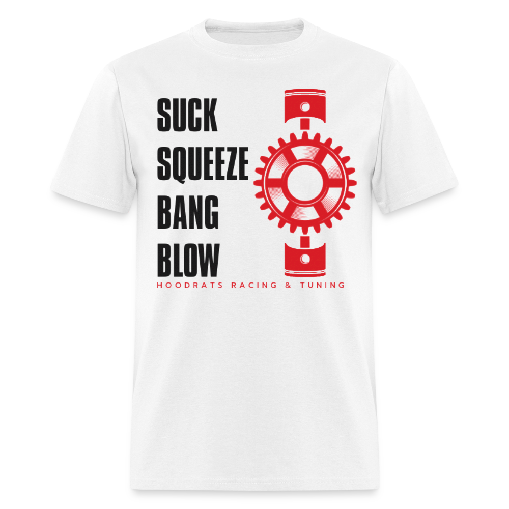 Engine Phrase T-Shirt - white