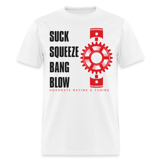 Engine Phrase T-Shirt - white