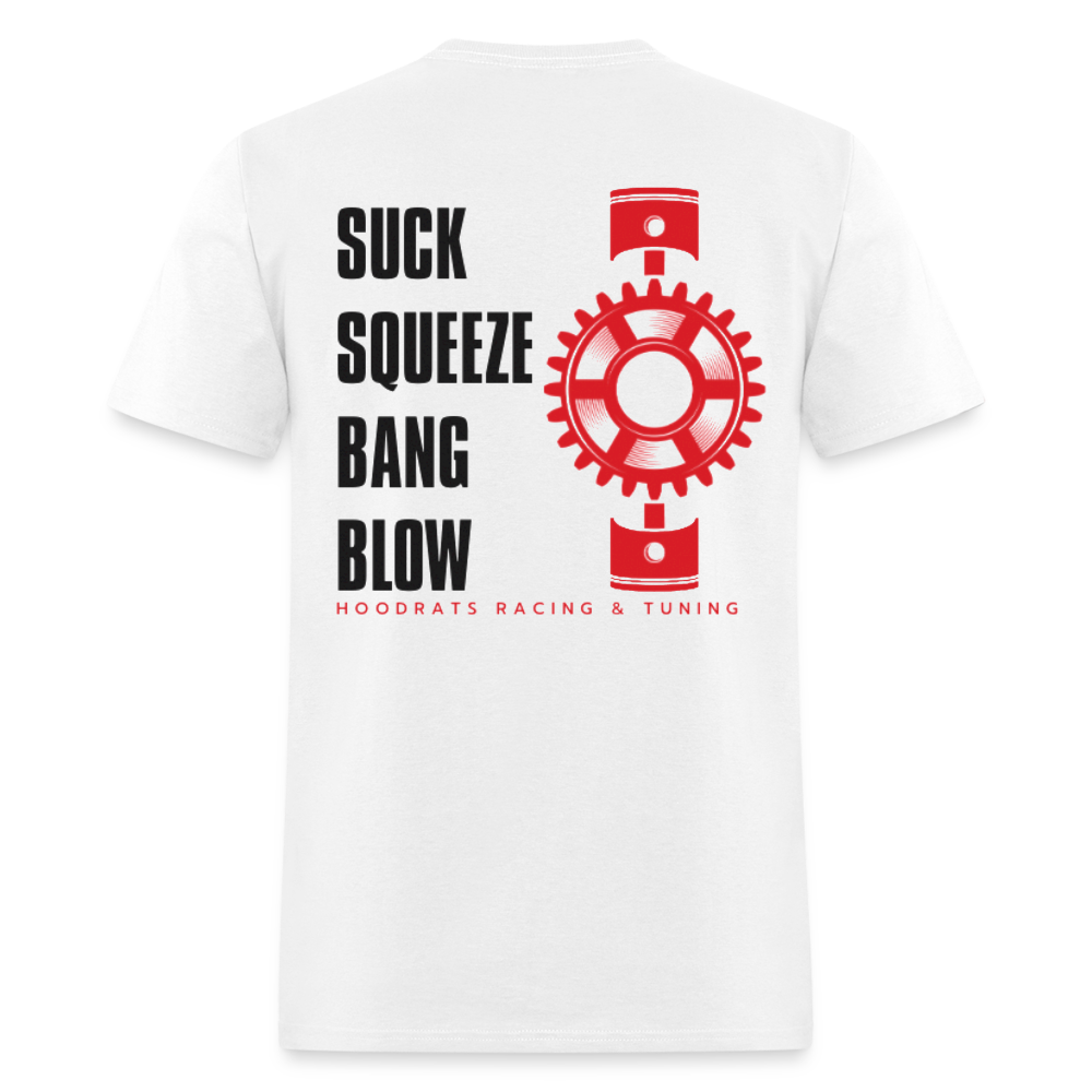 Engine Phrase T-Shirt - white