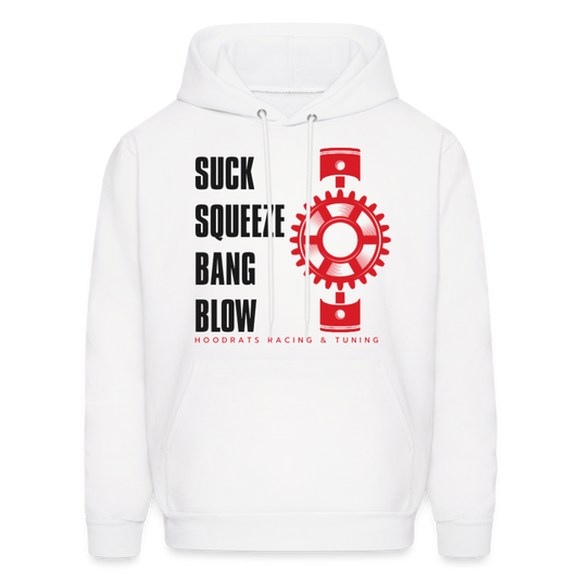 Engine Phrase Hoodie - white