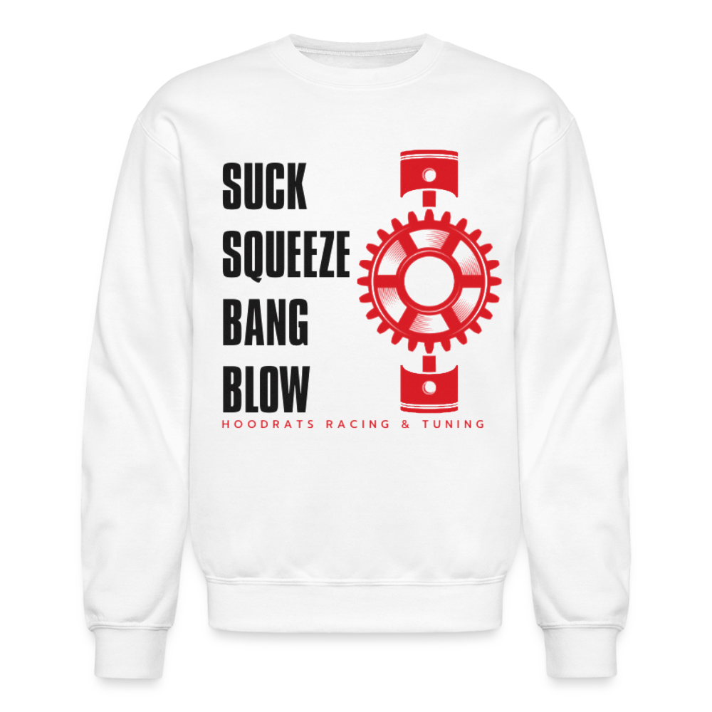 Engine Phrase Sweatshirt - white