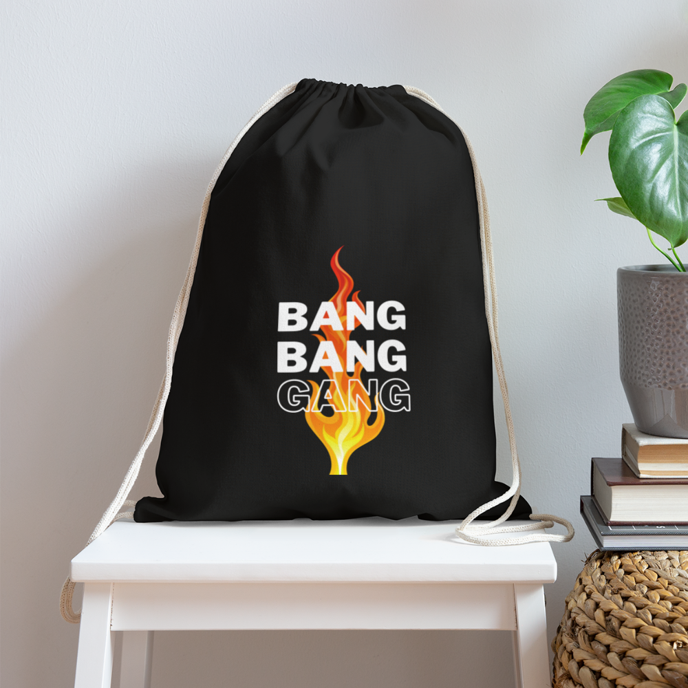 BBG Drawstring Bag - black