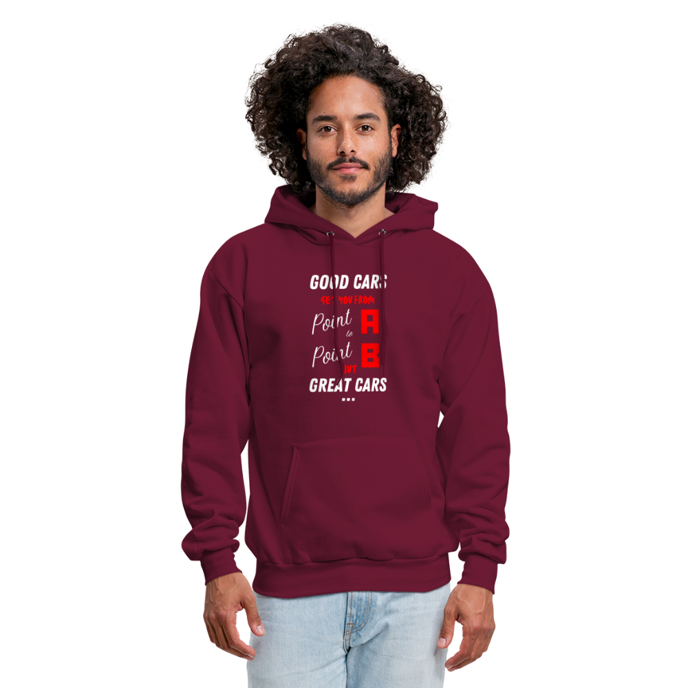 Trouble Hoodie - burgundy