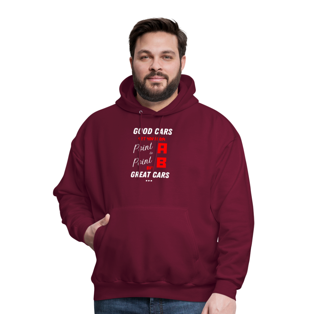 Trouble Hoodie - burgundy