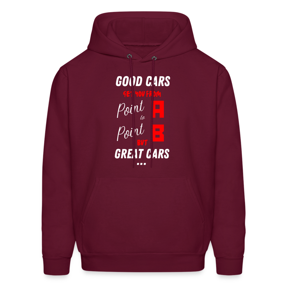 Trouble Hoodie - burgundy