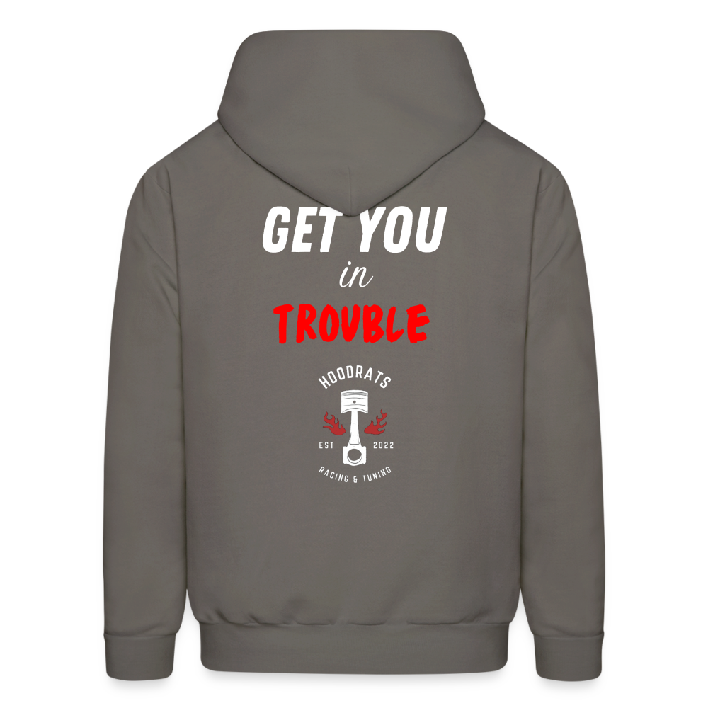 Trouble Hoodie - asphalt gray