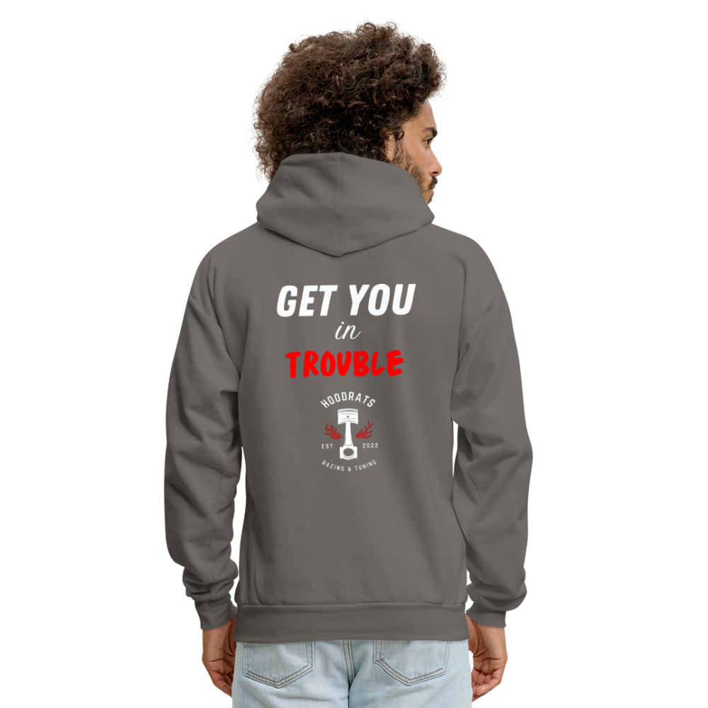 Trouble Hoodie - asphalt gray