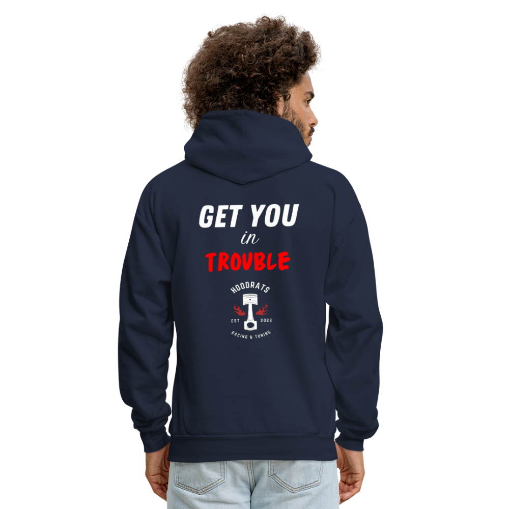 Trouble Hoodie - navy