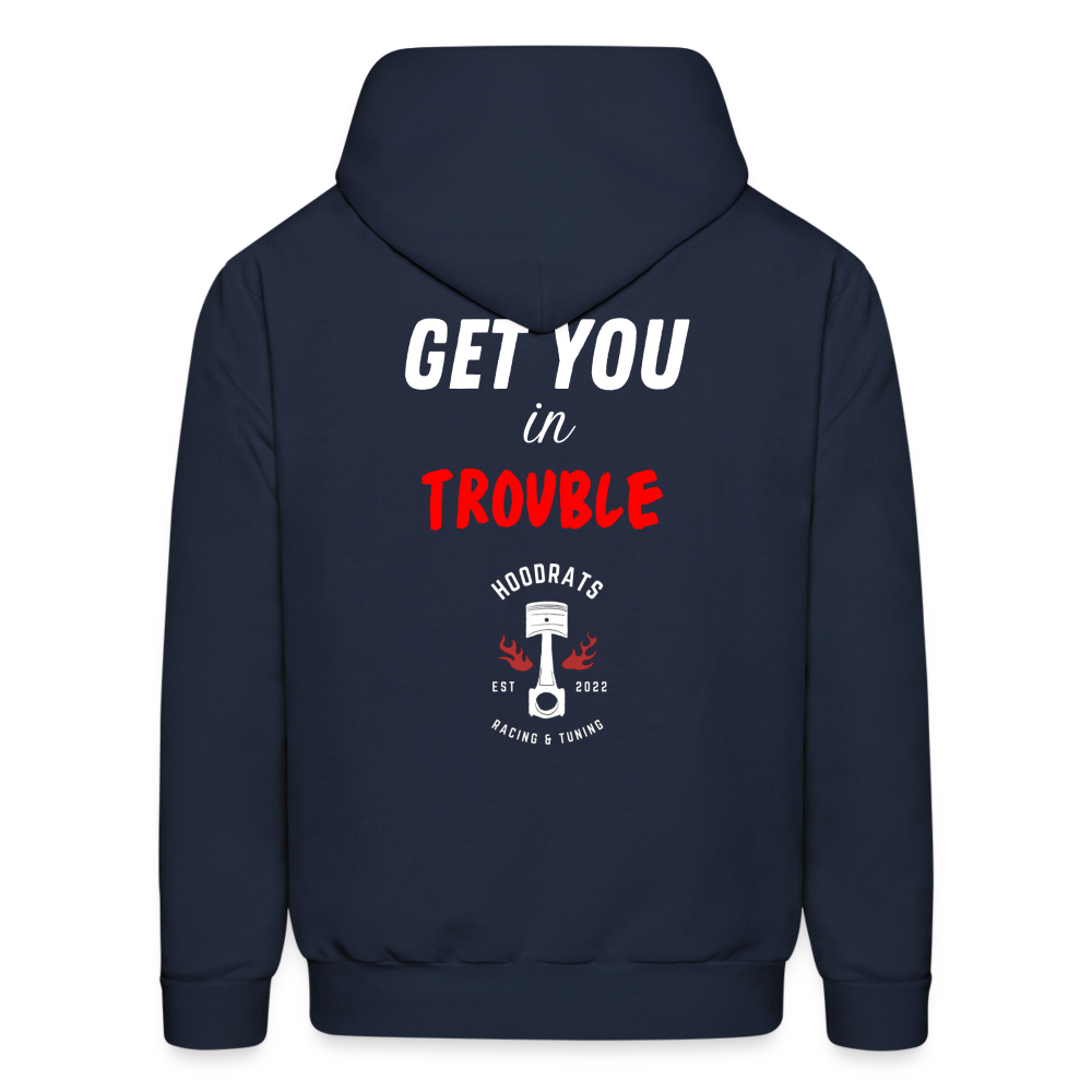 Trouble Hoodie - navy