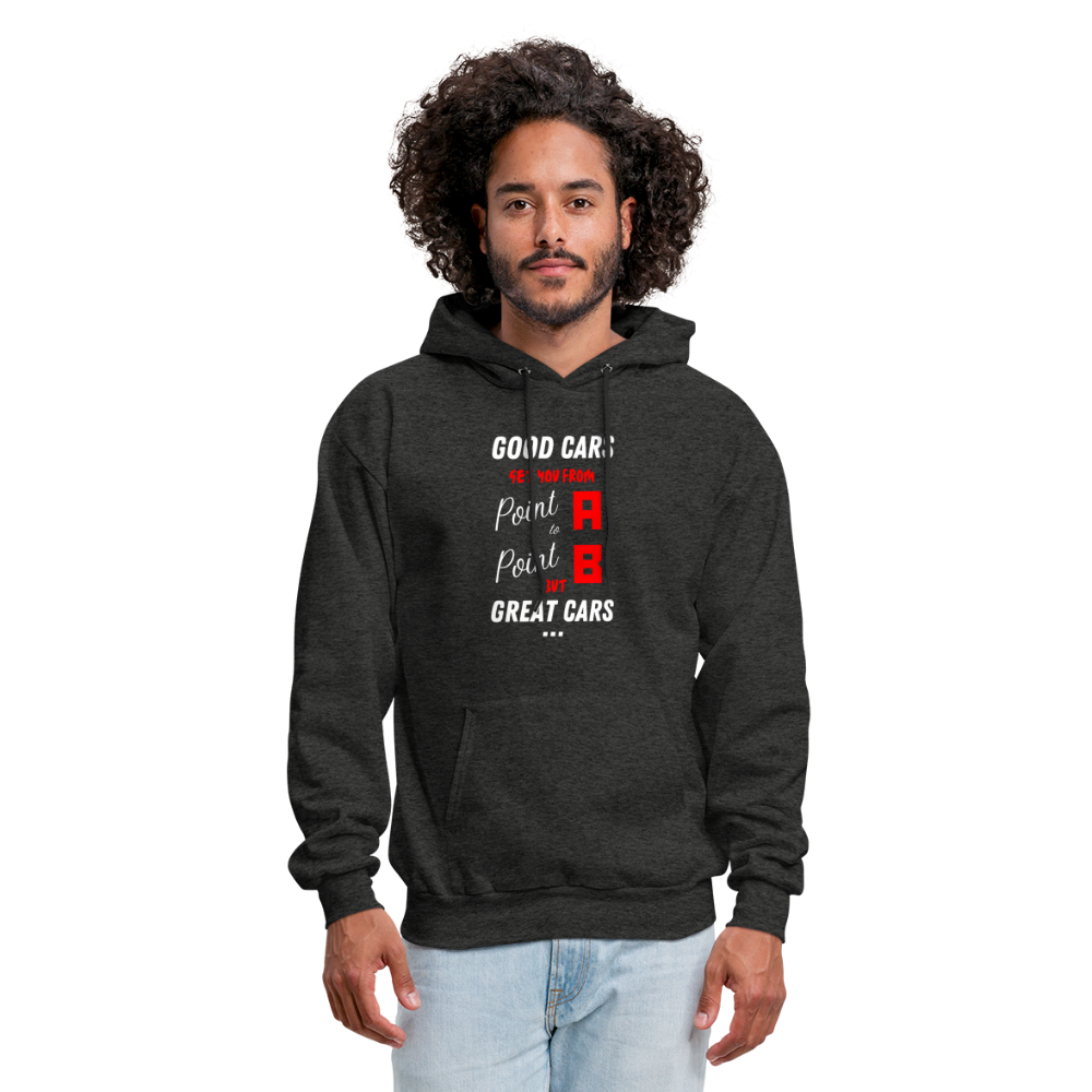 Trouble Hoodie - charcoal grey