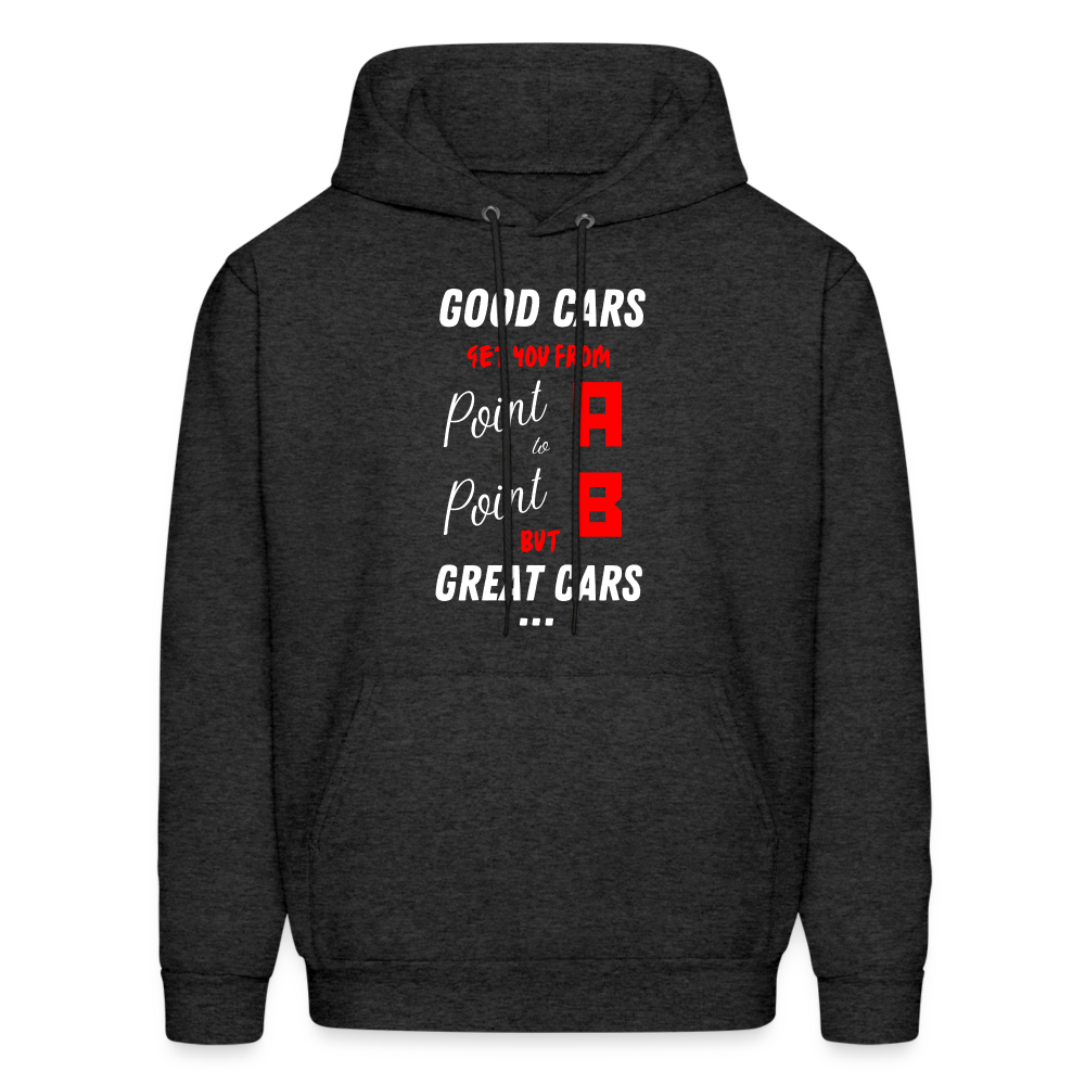 Trouble Hoodie - charcoal grey