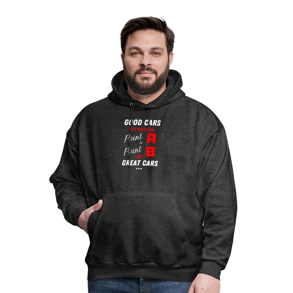 Trouble Hoodie - charcoal grey