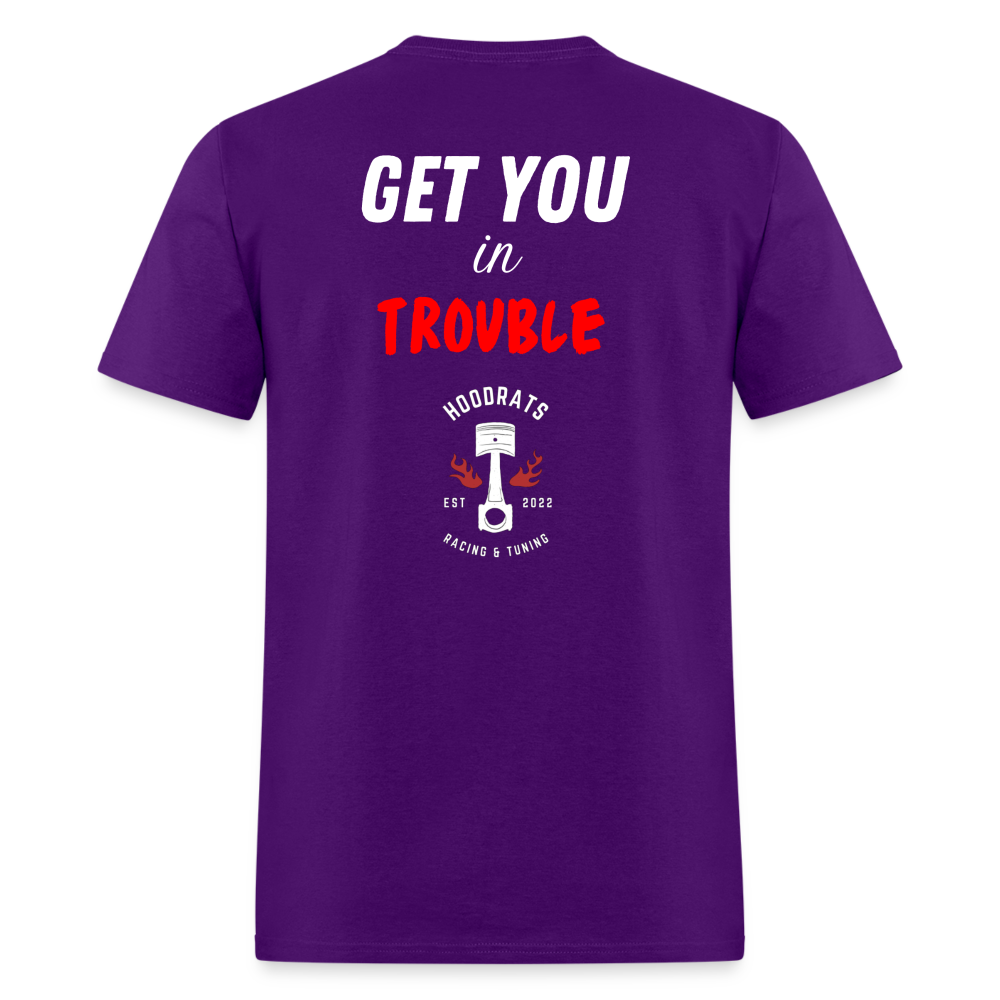 Trouble T-Shirt - purple