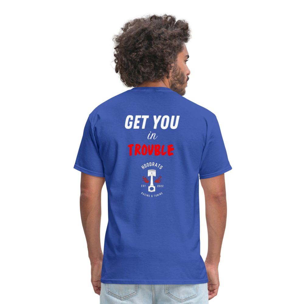 Trouble T-Shirt - royal blue