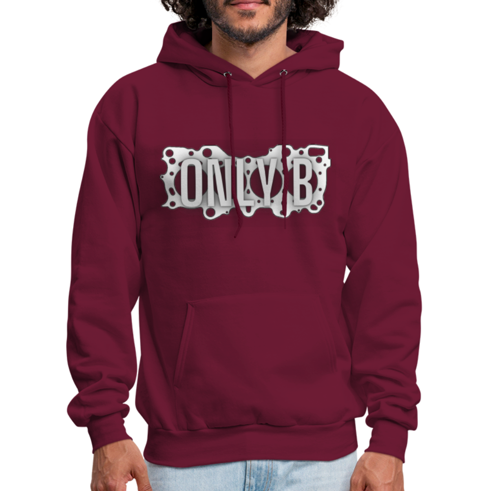 B Series Hoodie - burgundy