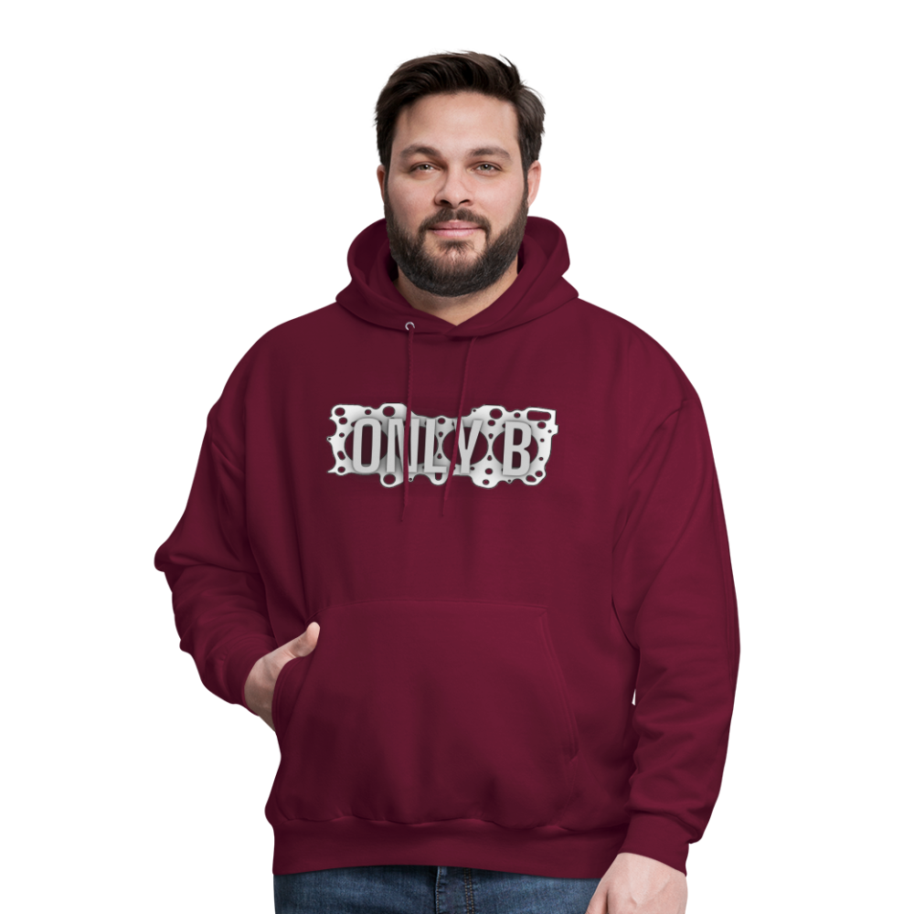 B Series Hoodie - burgundy
