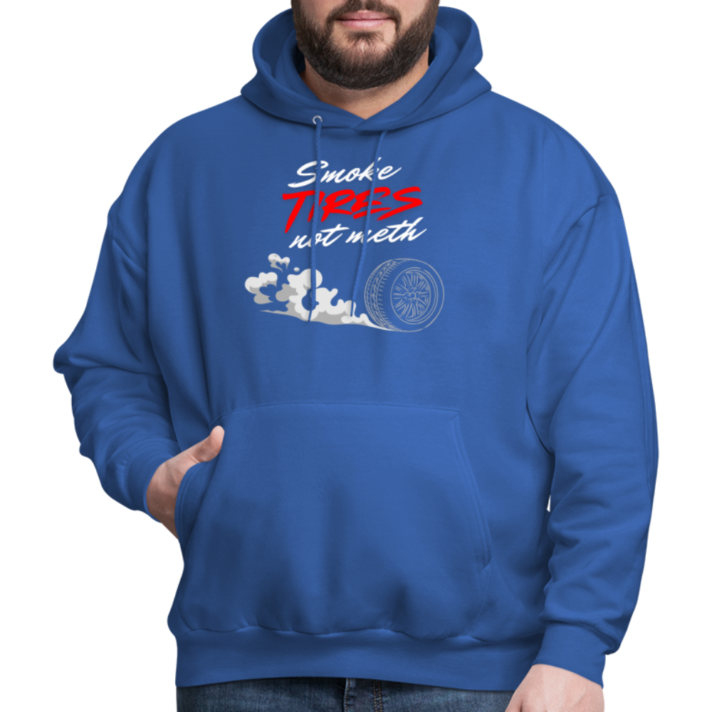 Burnout Hoodie - royal blue