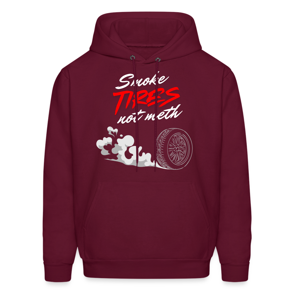Burnout Hoodie - burgundy