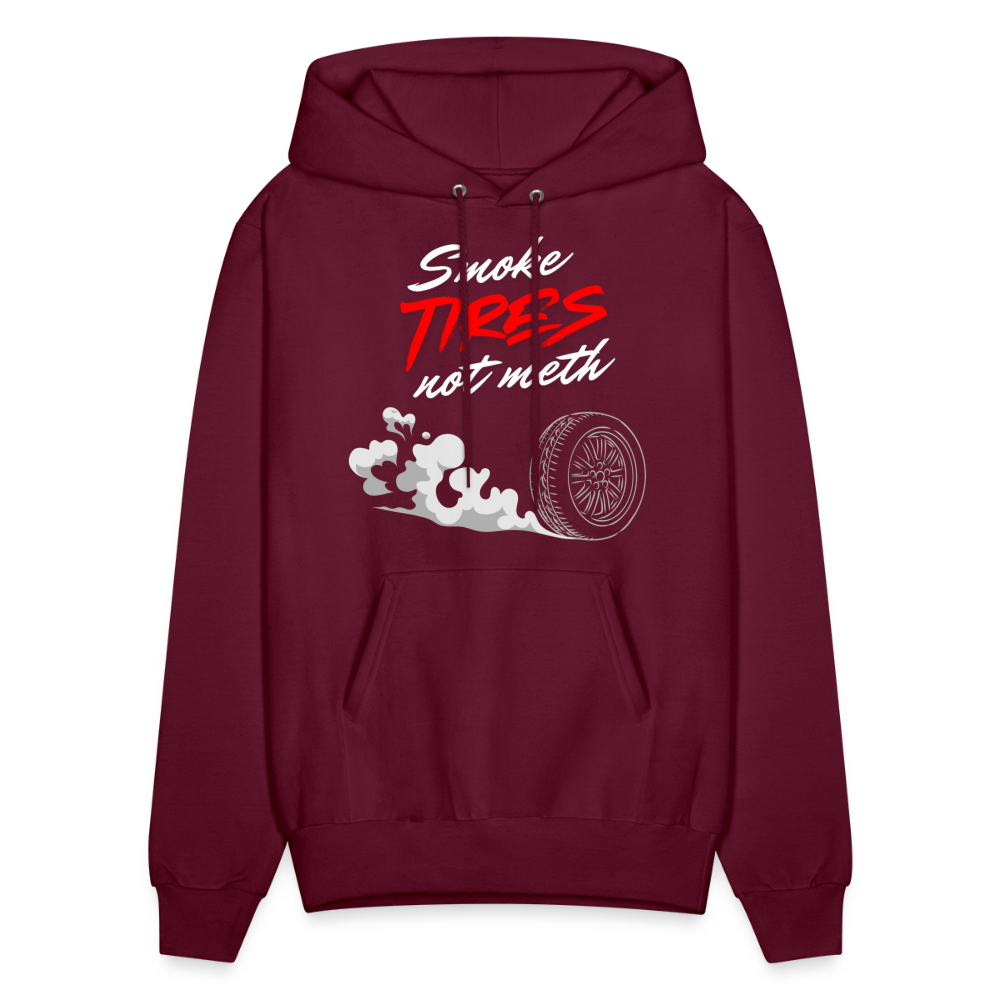 Burnout Hoodie - burgundy