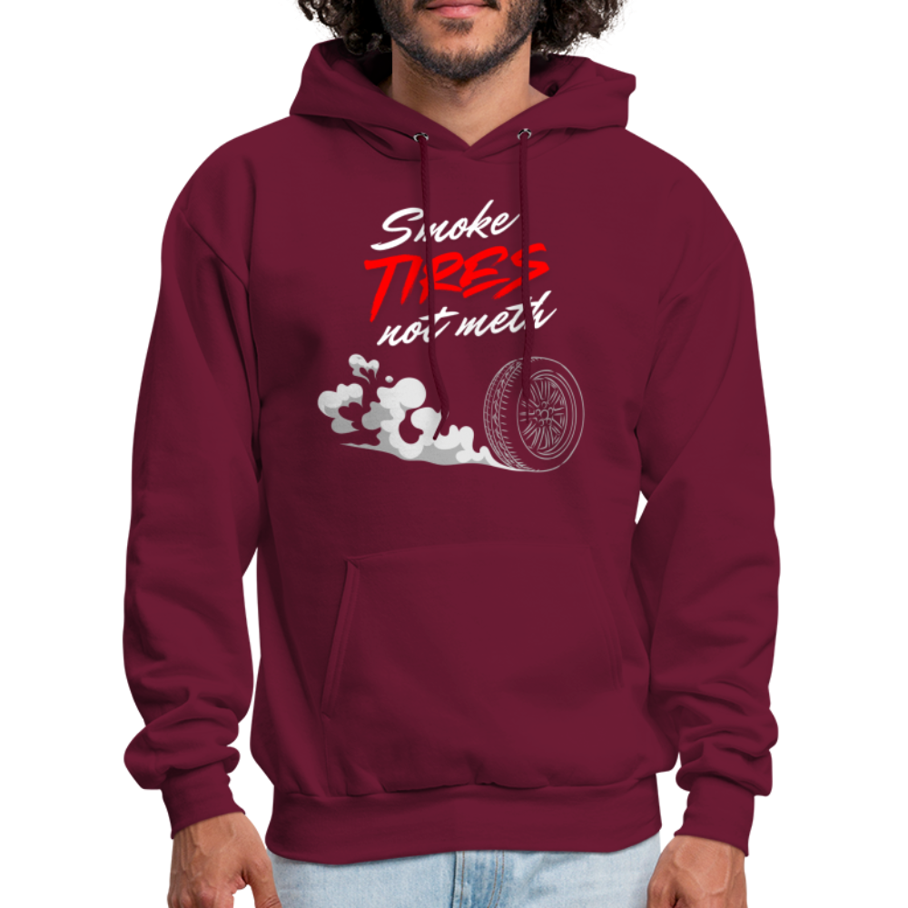 Burnout Hoodie - burgundy