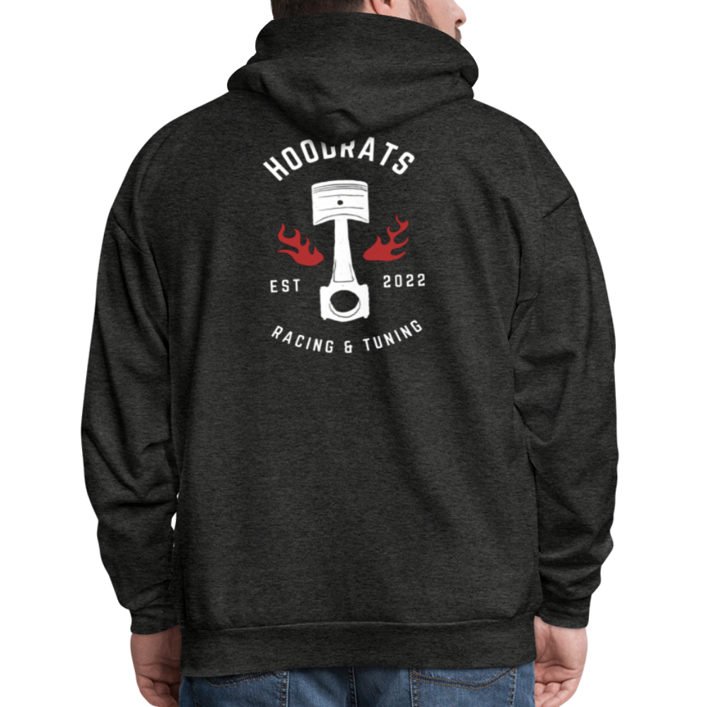 Burnout Hoodie - charcoal grey