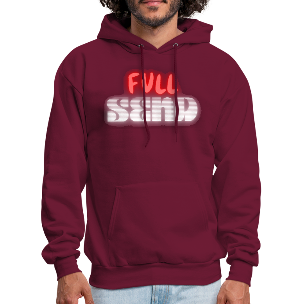 Full Send Hoodie - burgundy