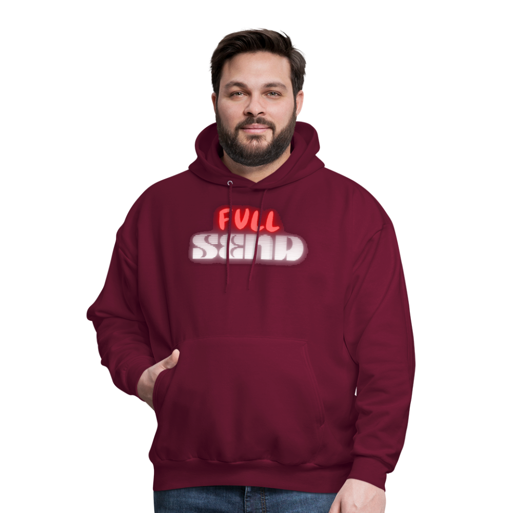 Full Send Hoodie - burgundy