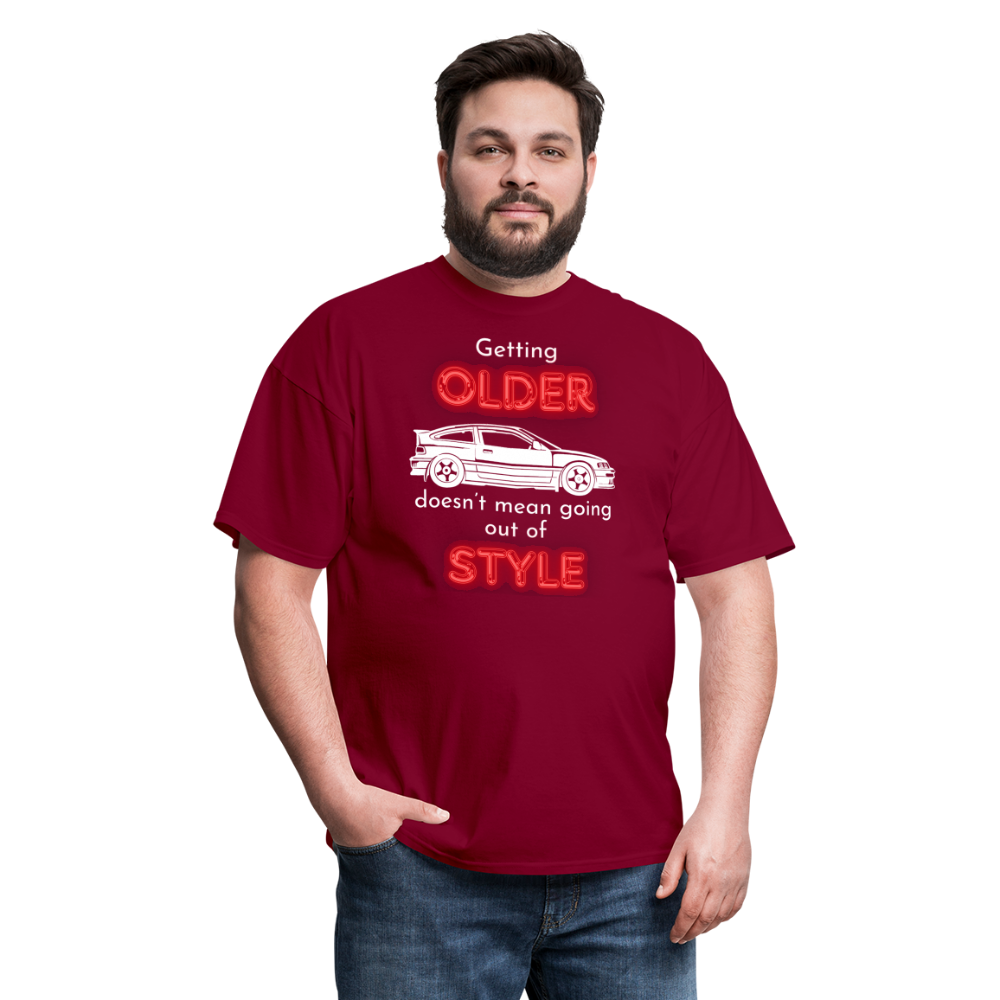 Style T-Shirt - burgundy