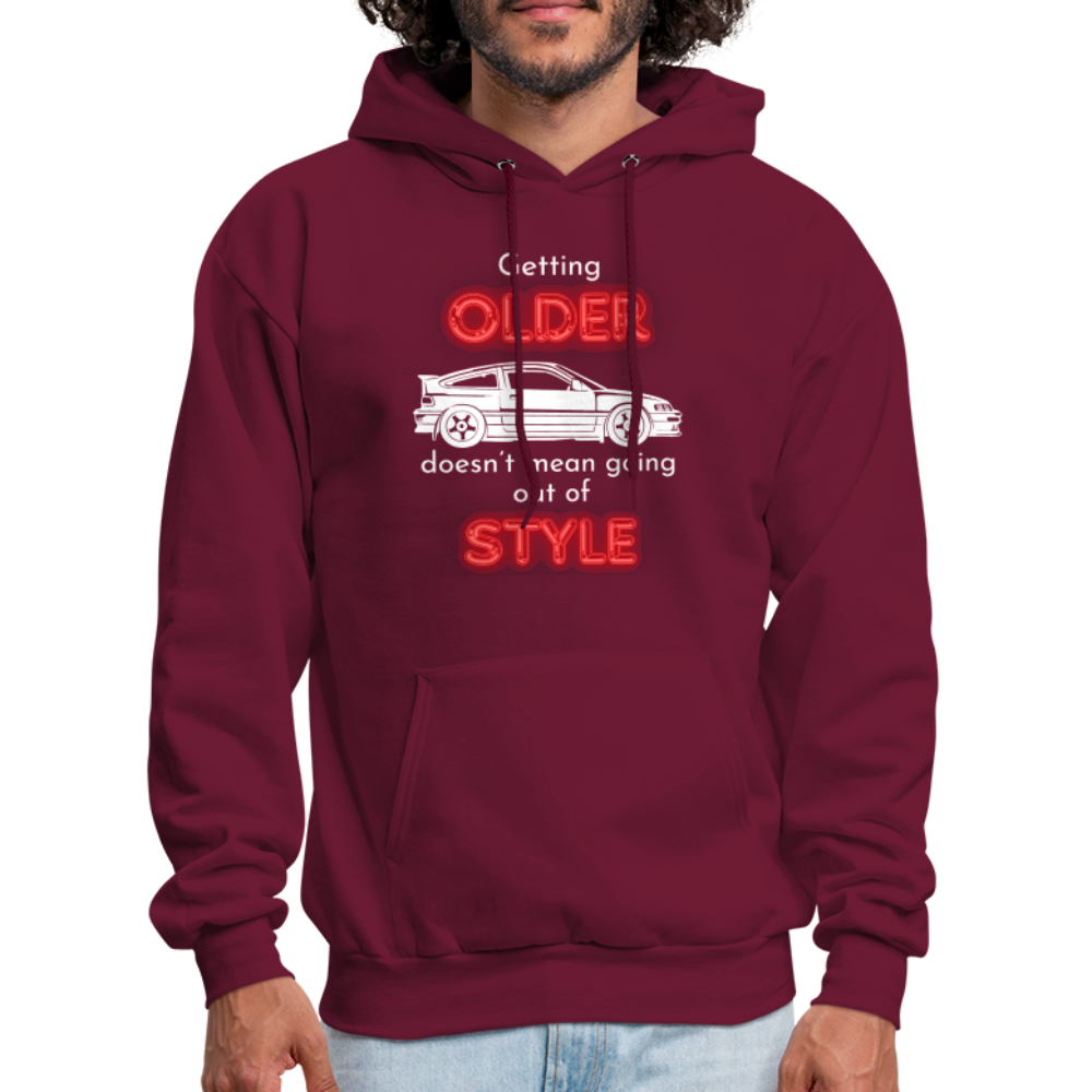 Style Hoodie - burgundy
