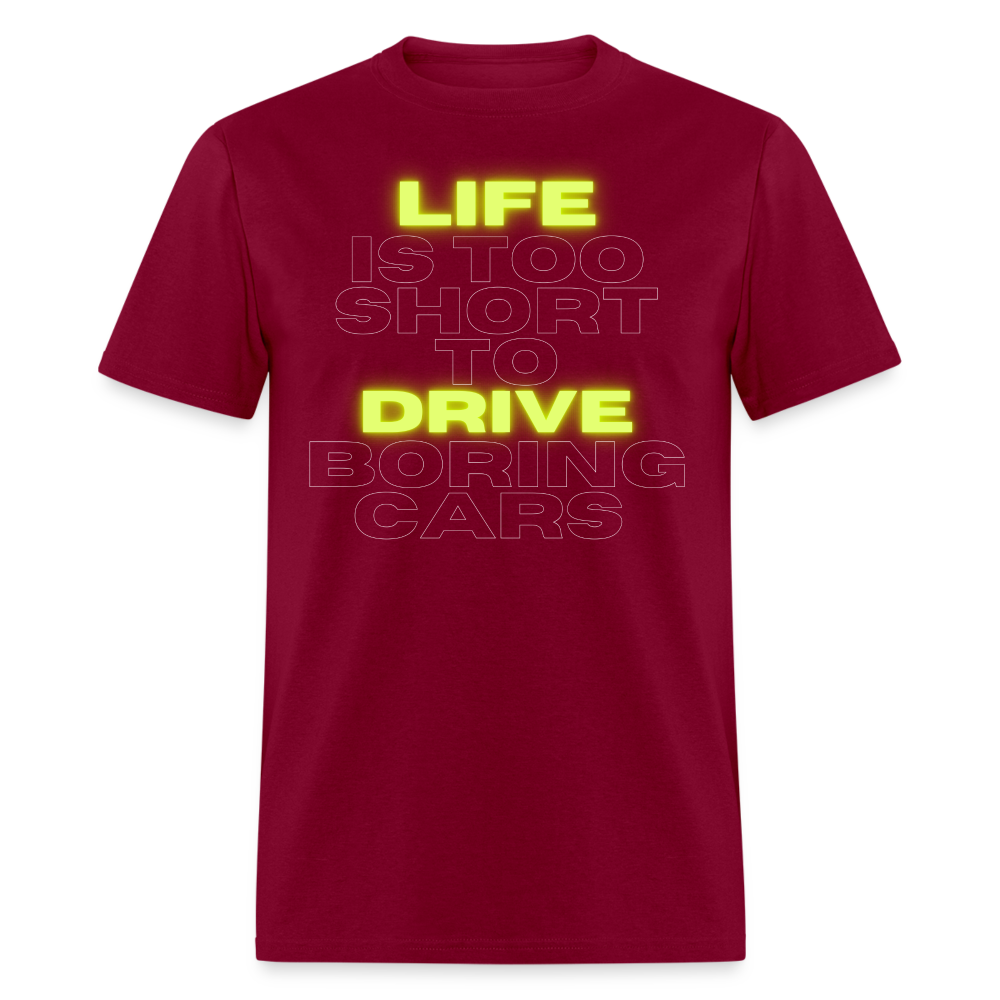 Don’t Be Boring T-Shirt - burgundy