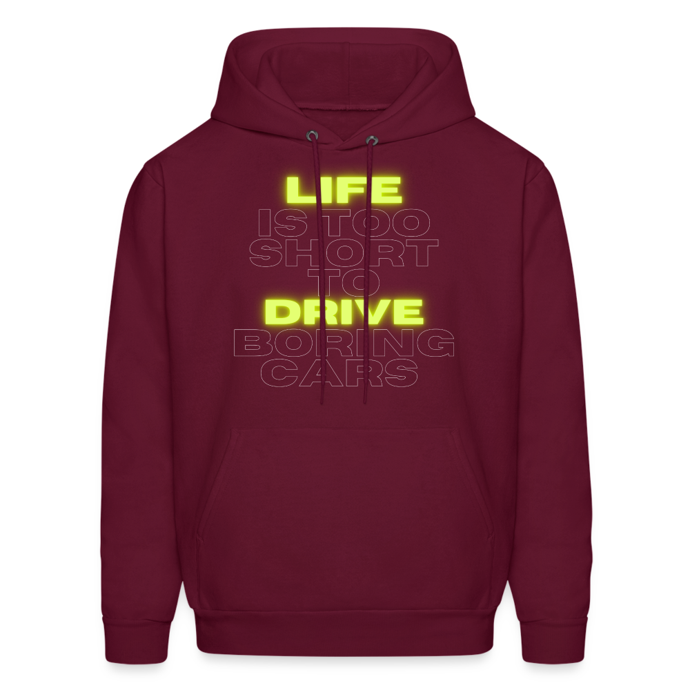 Don’t Be Boring Hoodie - burgundy